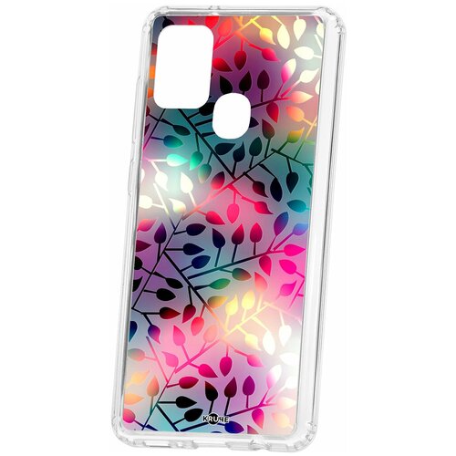 фото Чехол на samsung galaxy a21s kruche print цветные листья / чехол для samsung / чехол с рисунком / чехол с принтом / чехол для самсунг / чехол для самсунг / бампер на гелакси / чехол накладка для гэлэкси / противоударная накладка для samsung galaxy / защита для galaxy / защита на samsung / cиликоновый чехол для samaung galaxy / пластиковый чехол на самсунг / защитный чехол для самсунг / чехольчик / защита телефона / ударопрочный чехол / галакси кruче