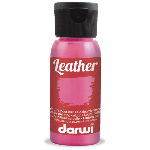 фото Da0420050 краска для кожи darwi leather, 50мл (475 розовый)
