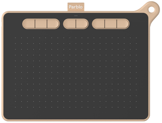 Графический планшет PARBLO Ninos M А5 черный/розовый