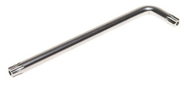 Ключ TORX T10H RF-76710XL Г-образный экстрадлинный с отверстием ROCKFORCE