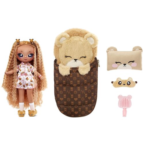 Кукла Na! Na! Na! Surprise Teens Slumber Party – Lara Vonn (Teddy Bear), 28см, 577416 коричневый