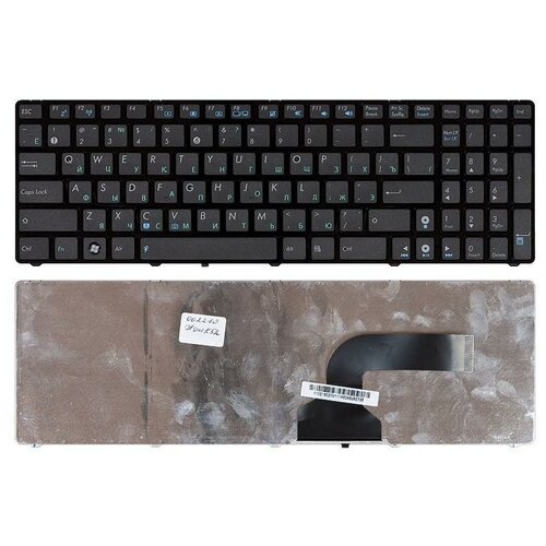 Клавиатура для ноутбука Asus K52 K53 G73 A52 G60 черная с рамкой 561₽