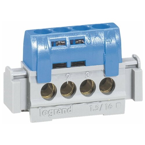 Legrand Клеммная колодка IP 2X - нейтраль - длина 47 мм 004840 1 шт.