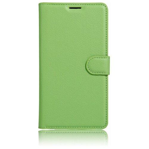 фото Чехол-книжка mypads для leagoo shark 1 из качественной импортной кожи с подставкой застежкой и визитницей зеленый