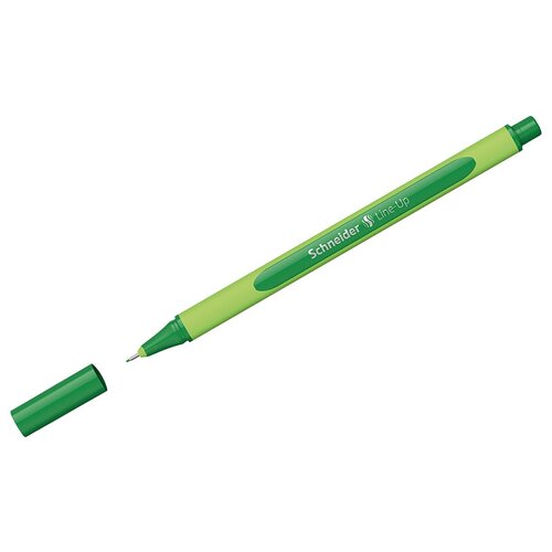 Комплект 10 шт, Ручка капиллярная Schneider Line-Up темно-зеленая, 0.4мм schneider ручка капиллярная schneider line up неоново зеленая трехгранная линия письма 0 4 мм 191063 10 шт