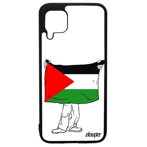 фото Защитный чехол на // huawei p40 lite // "флаг палестины с руками" туризм страна, utaupia, белый