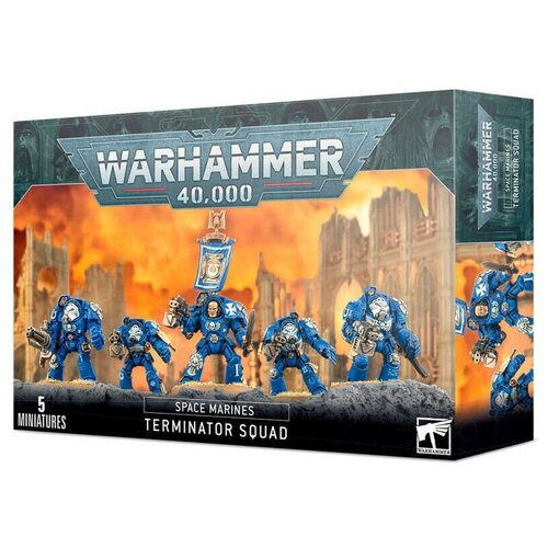 Набор миниатюр для настольной игры Warhammer 40000 - Space Marines Terminator Squad