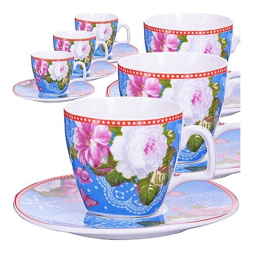 фото Кофейный набор 24757 из 12 пр lr кост/фарфор mayer & boch