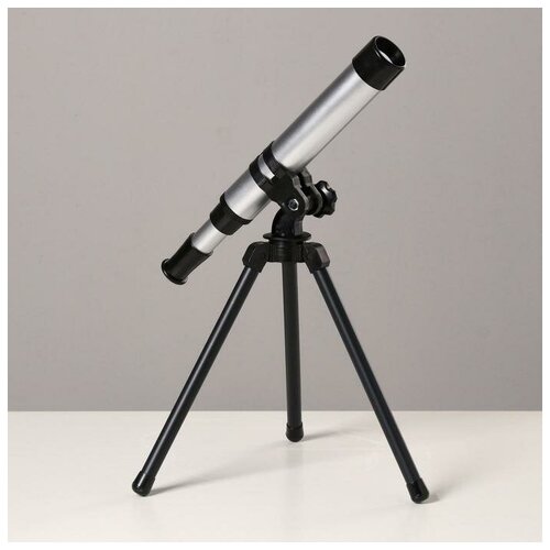 Телескоп настольный 30 кратного увеличения, серый, 1 шт.