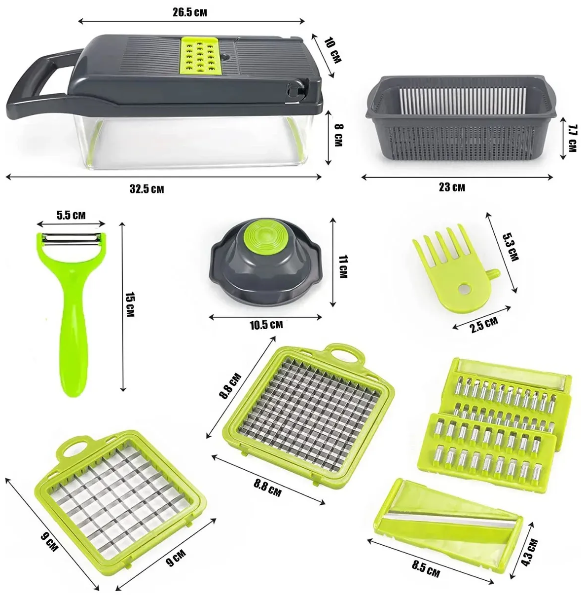 Многофункциональная овощерезка Veggie Slicer 14 в 1