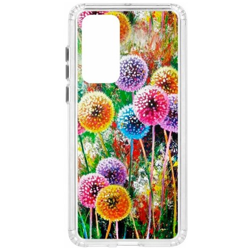 фото Чехол на huawei p40 kruche print одуванчики / чехол для huawei / чехол с рисунком / чехол с принтом / чехол для хонор / чехол для хуавей / бампер на хуавей / чехол накладка для хонор / противоударная накладка для honor huawei / защита для honor / защита на huawei / cиликоновый чехол для huawei honor / пластиковый чехол на huawei / защитный чехол для honor / чехольчик / защита телефона / ударопрочный чехол кruче