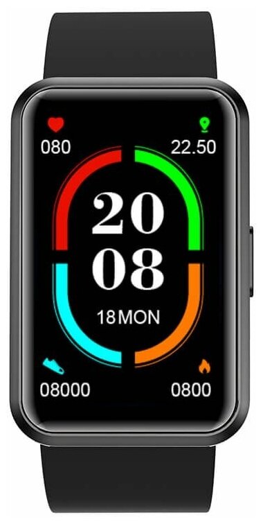 Смарт-часы BLACKVIEW R5, 1.57", черный / черный [r5 black] - фото №9