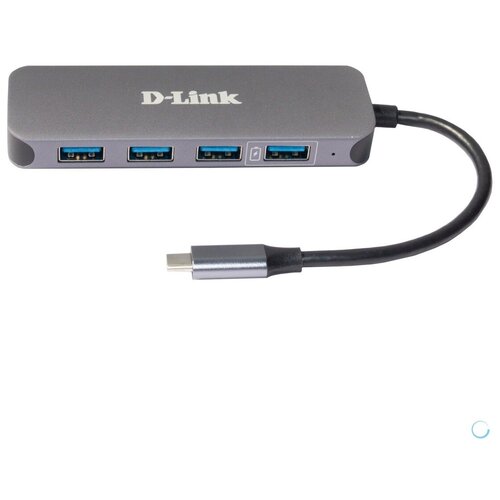 Сетевое оборудование D-Link DUB-2340/A1A Концентратор с 4 портами USB 3.0 (1 порт с поддержкой режима быстрой зарядки), 1 портом концентратор usb 3 0 orient jk 331