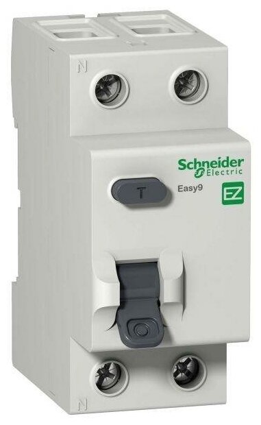 Schneider Electric Выключатель дифференциального тока (УЗО) 2п 25А 30мА тип AC EASY9 SchE EZ9R34225