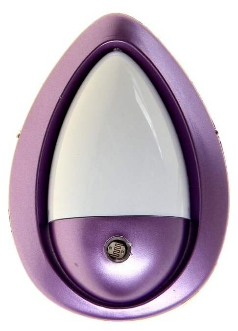 Ночник "Светлячок" с датчиком освещения, 3_LED х 1 Вт, 10 см (220В) фиолетовый/ в упаковке штук: 1 - фотография № 1