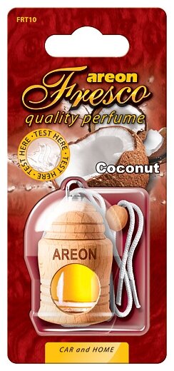 Ароматизатор AREON подвесной боченок деревянный на жидкой основе FRESCO COCONUT