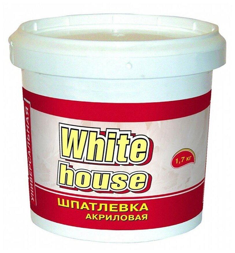 Шпатлевка универсальная для наружных и внутренних работ White House 1,7 кг - фотография № 5