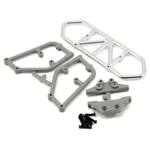 Бампер задний, Traxxas Slash 4x4 (хром) RPM RPM80123