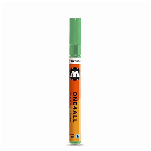 Акриловый маркер Molotow 127HS One4All 2 мм 127232 (219) neon green fluorescent неон зеленый 2 мм