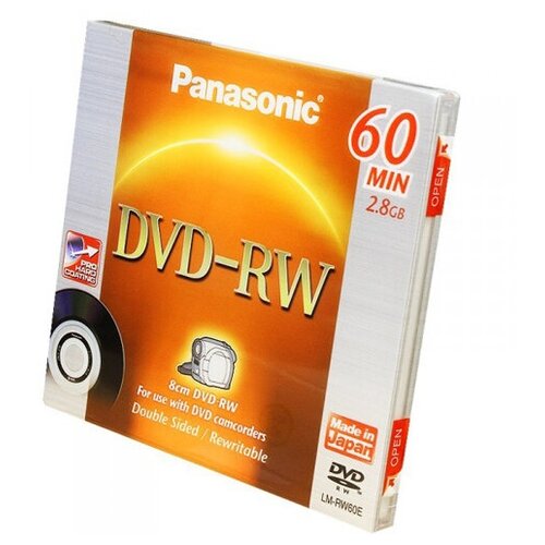 Диск DVD Panasonic LM-RW60E DVD-RW 60min 2.8GB