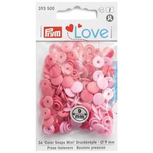 фото Серия prym love - набор кнопок color snaps mini, диаметр 9мм, prym, 393500