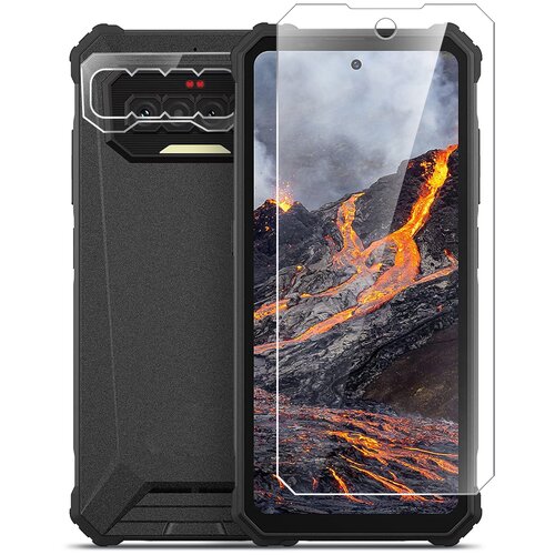 Защитное стекло на Oukitel F150 R2022 на Экран и Камеру, (гибридное: пленка стекловолокно), прозрачное силиконовая клеевая основа Hybrid Glass, Miuko защитное стекло на oukitel f150 r2022 на камеру 2 шт гибридное пленка стекловолокно прозрачное силиконовая клеевая основа hybrid glass miuko