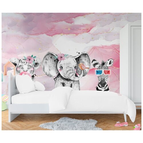 Детские бумажные фотообои 