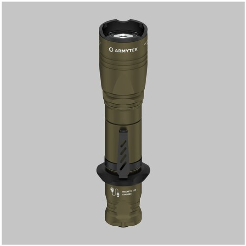 Фонарь Armytek Dobermann Pro Magnet USB Olive Теплый