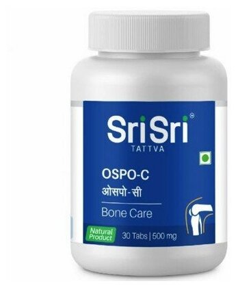 Оспо-ц Шри Шри Таттва (Sri Sri OSPO-C) с натуральными добавками кальция здоровье и защита костей 60 таб.