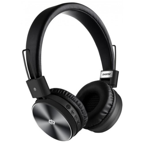 Наушники DIGMA BT-12 Bluetooth накладные красныйчерный l200bt redblack 168600₽