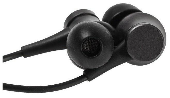 Наушники с микрофоном Xiaomi Mi In-Ear Headphones Basic Black ( HSEJ03JY) - фото №3