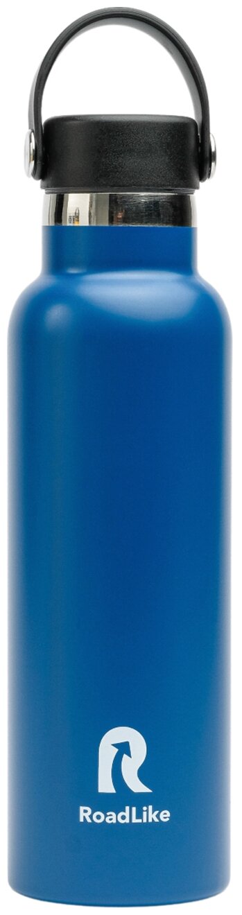 Термобутылка RoadLike Flask 600мл, синий - фотография № 1
