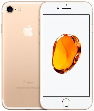 Смартфон Apple iPhone 7 128 ГБ, 1 SIM, золотой