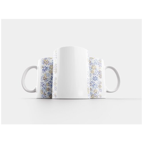 фото Кружка "снежинки, рождество, зима" 320 мл lotsprints