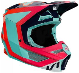 FOX Мотошлем подростковый Fox V1 Voke Youth Helmet Aqua