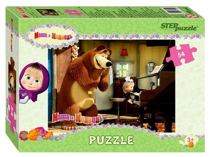 Пазл Step Puzzle, Маша и Медведь 54 эл. - фото №11