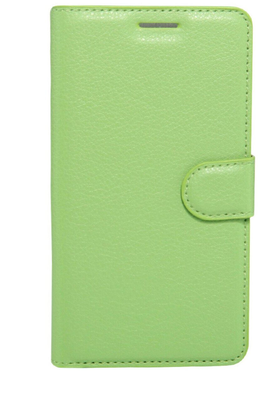 Чехол-книжка MyPads для Nokia 5 с мульти-подставкой застёжкой и визитницей зеленый