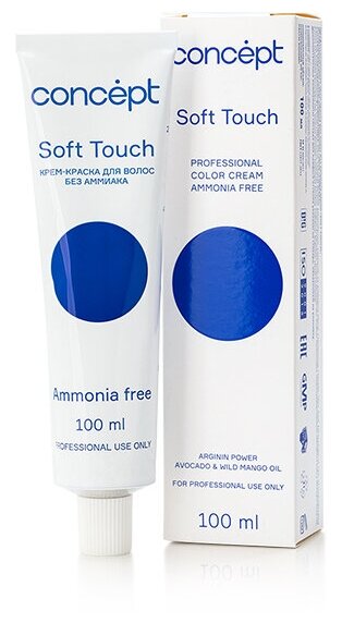 Concept Soft Touch - Концепт Софт Тач безаммиачная крем-краска для волос 100 мл - Concept ST 4.58 Шатен красно-перламутровый