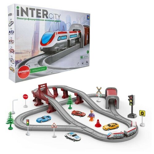 1Toy Игровой набор 1Toy InterCity Express Железная дорога Большой город Т20832