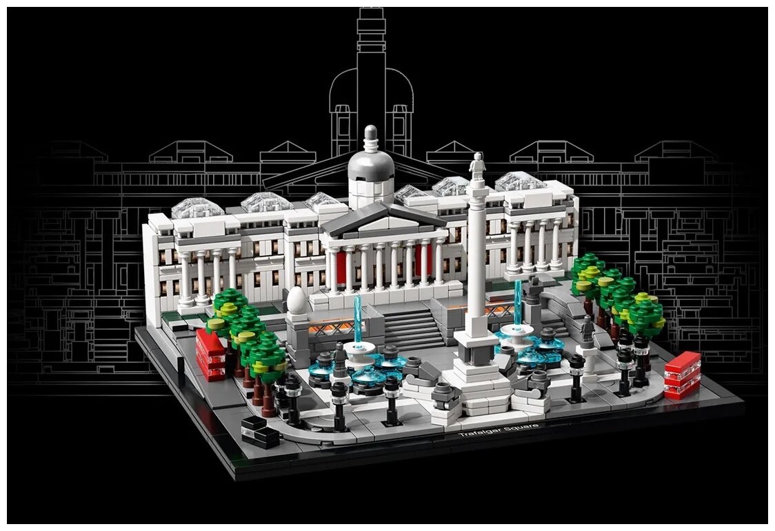 Конструктор LEGO Architecture Трафальгарская площадь, 1197 деталей (21045) - фото №12