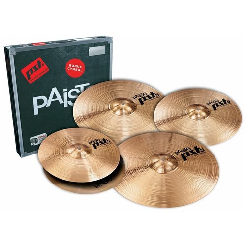 Тарелка для ударной установки Paiste PST5 Universal Set + Bonus 000068uset new pst 5 universal set комплект тарелок 14 16 20 paiste