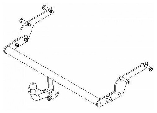 AVTOS RN15 Фаркоп тип шара A Logan I s 2004-2014 AvtoS RN 15