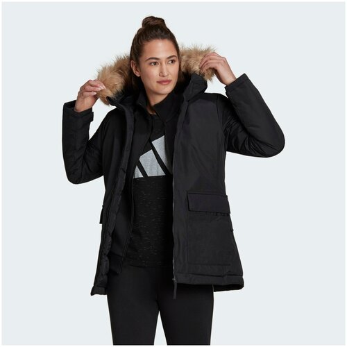 фото Куртка adidas w utilitas hooded parka women черный 2xs gt1707