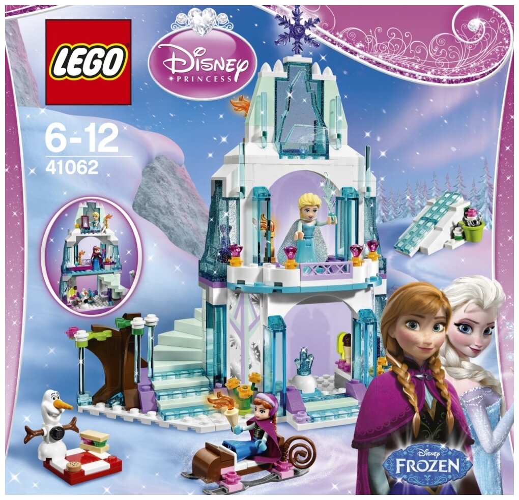 Конструктор LEGO Disney Princess 41062 Ледяной замок Эльзы, 292 дет.