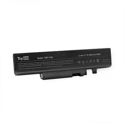 фото Аккумуляторная батарея topon для ноутбука lenpvo ideapad y471d 11.1v (4400mah)