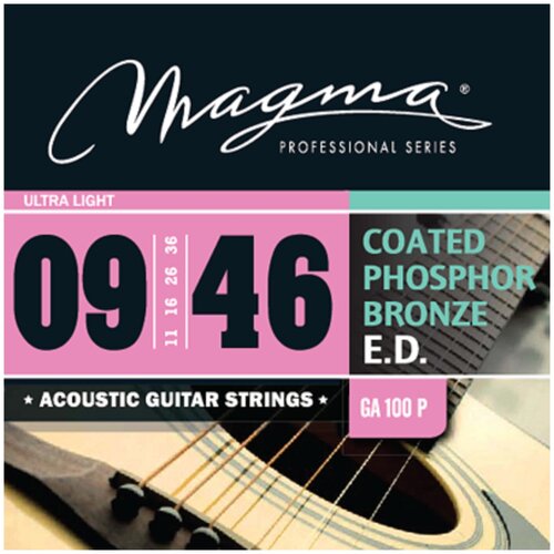 Комплект струн для акустической гитары Magma GA100P