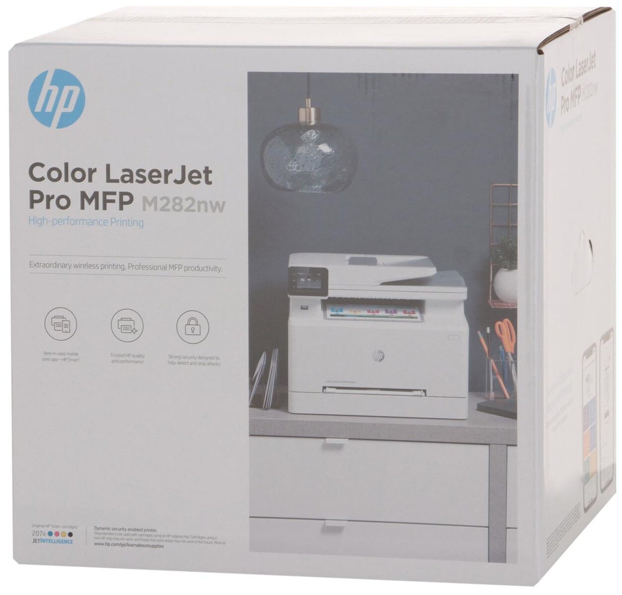 МФУ лазерный HP Color LaserJet Pro M282nw, A4, цветной, лазерный, белый [7kw72a] - фото №10