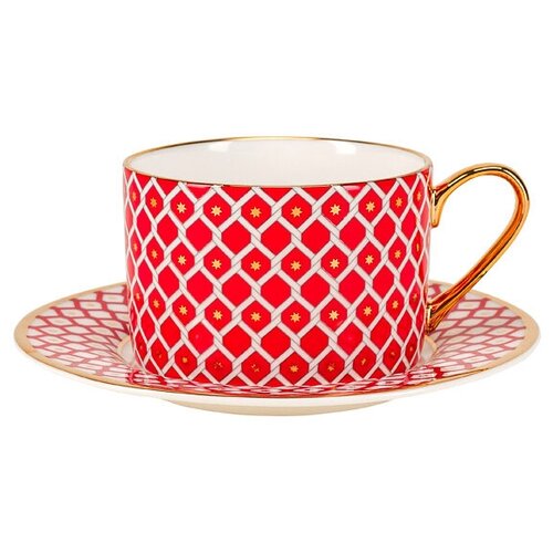 Чашка с блюдцем ИФЗ Идиллия, Скарлетт-2, 250мл 81.26827.00.1