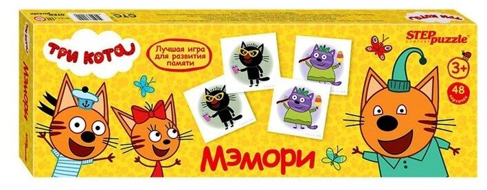 Степ Пазл Карточная игра «Три кота»