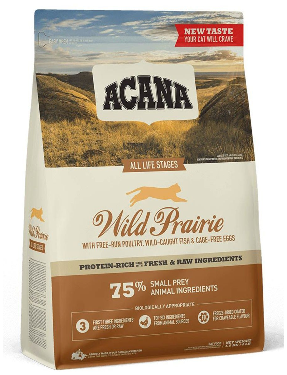 Сухой корм для кошек Acana Regionals Wild Prairie, беззерновой, с домашней птицей 1.8 кг - фотография № 7